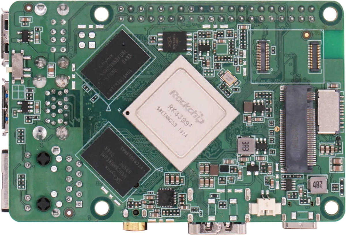 Rockchip RK3399, 1800 МГц, 4 Гб, 1000 Мбит/с