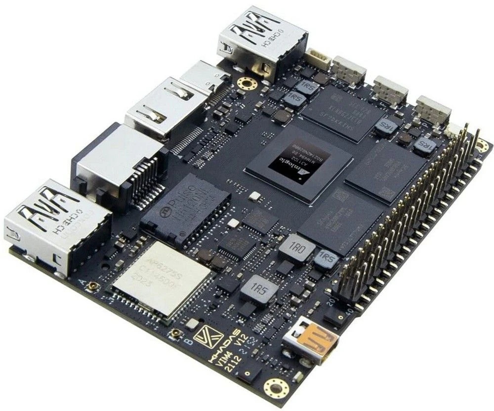 Amlogic A311D2, 2200 МГц, 8 Гб, 32 Гб SSD, Gigabit Ethernet, Wi-Fi, Bluetooth