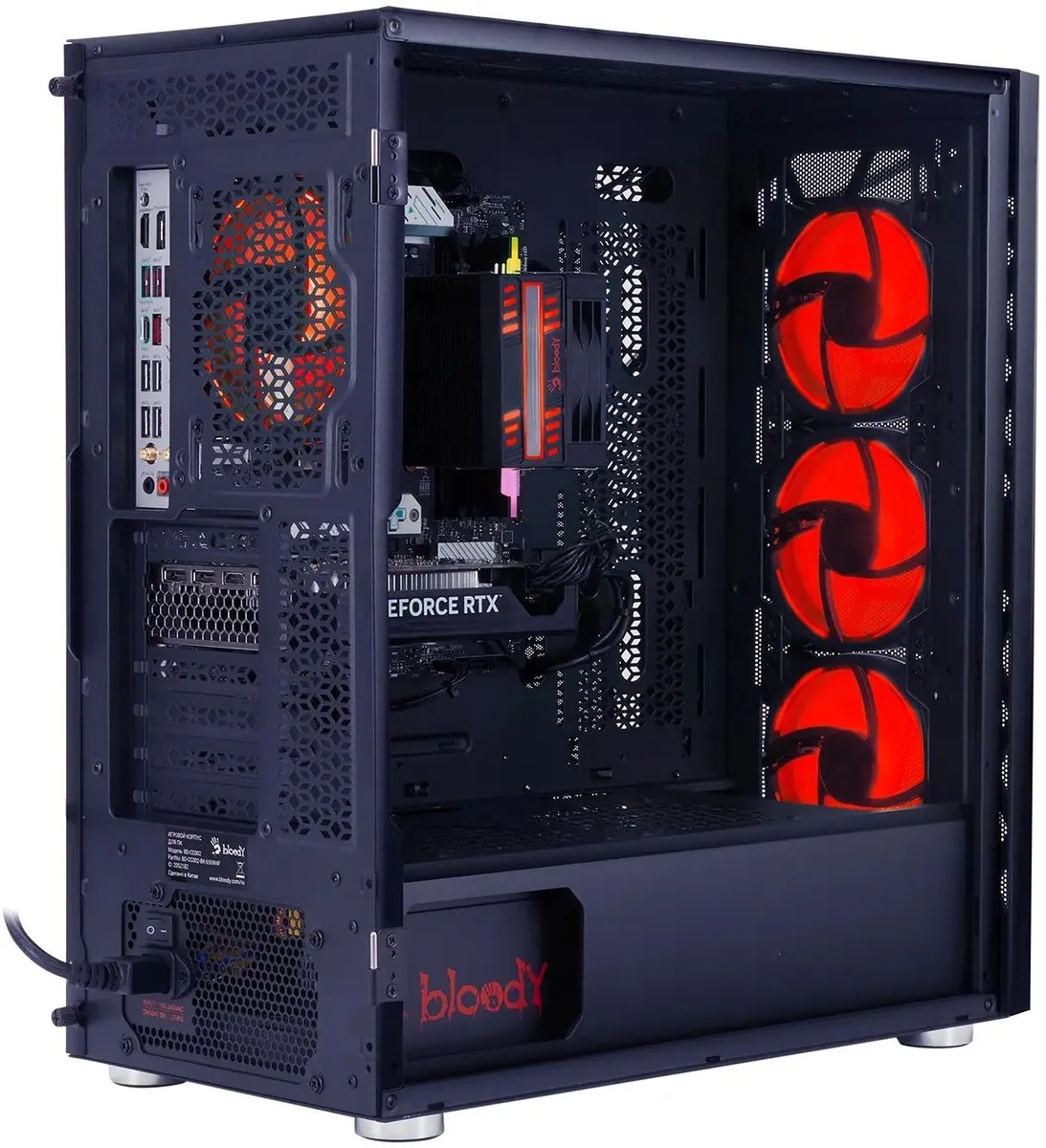 Intel Core i7 13700KF, 3400 МГц, 64 Гб, без HDD, 1 Тб SSD, GeForce RTX 5080 16384 Мб, 2.5 Gigabit Ethernet, Wi-Fi, Bluetooth, Windows 11 Home