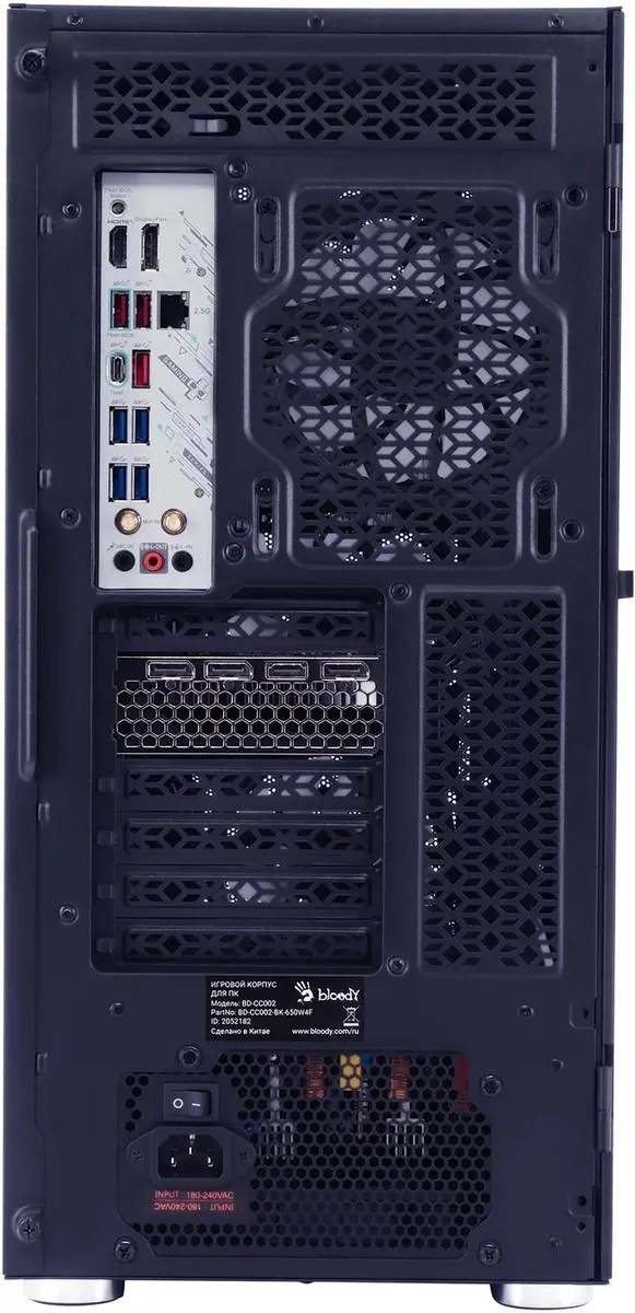 Intel Core i7 13700KF, 3400 МГц, 64 Гб, без HDD, 1 Тб SSD, GeForce RTX 5080 16384 Мб, 2.5 Gigabit Ethernet, Wi-Fi, Bluetooth, Windows 11 Home