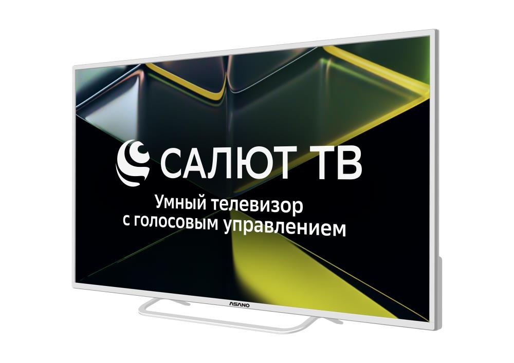 Телевизор Asano 55" 55LU5011T белый  LED UHD 60Hz  Салют ТВ