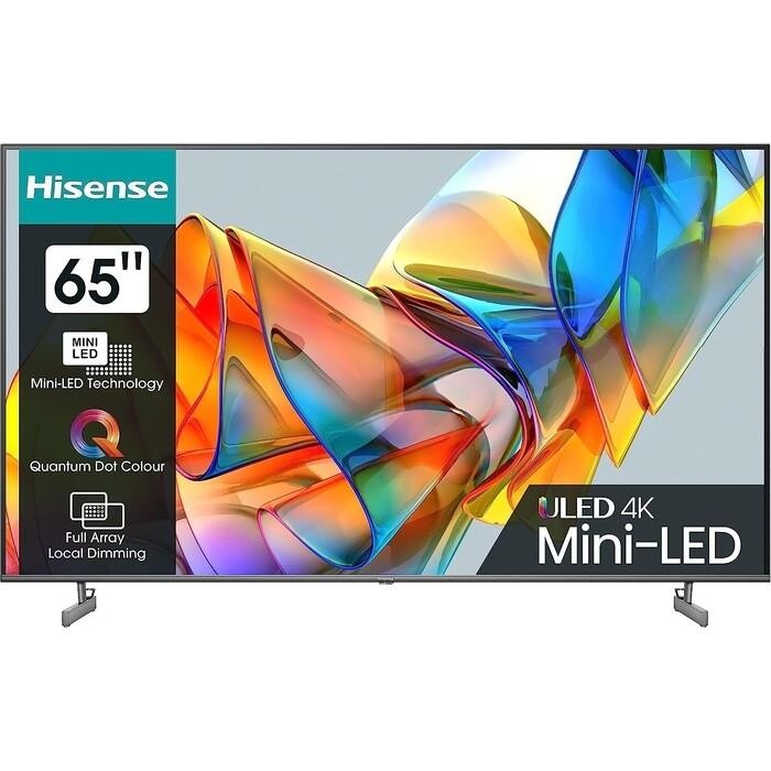 Телевизор Hisense 65" 65U6KQ темно-серый Mini-Led  UHD 60Hz Vidaa