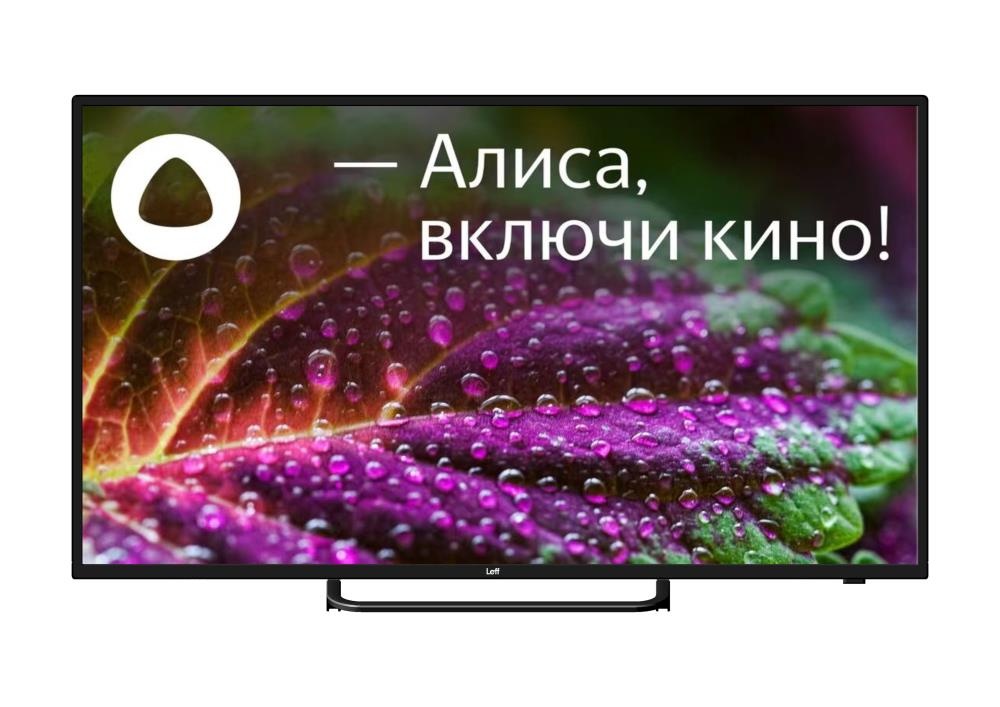 Телевизор LEFF 43" 43U540S черный LED UHD 60Hz Smart
