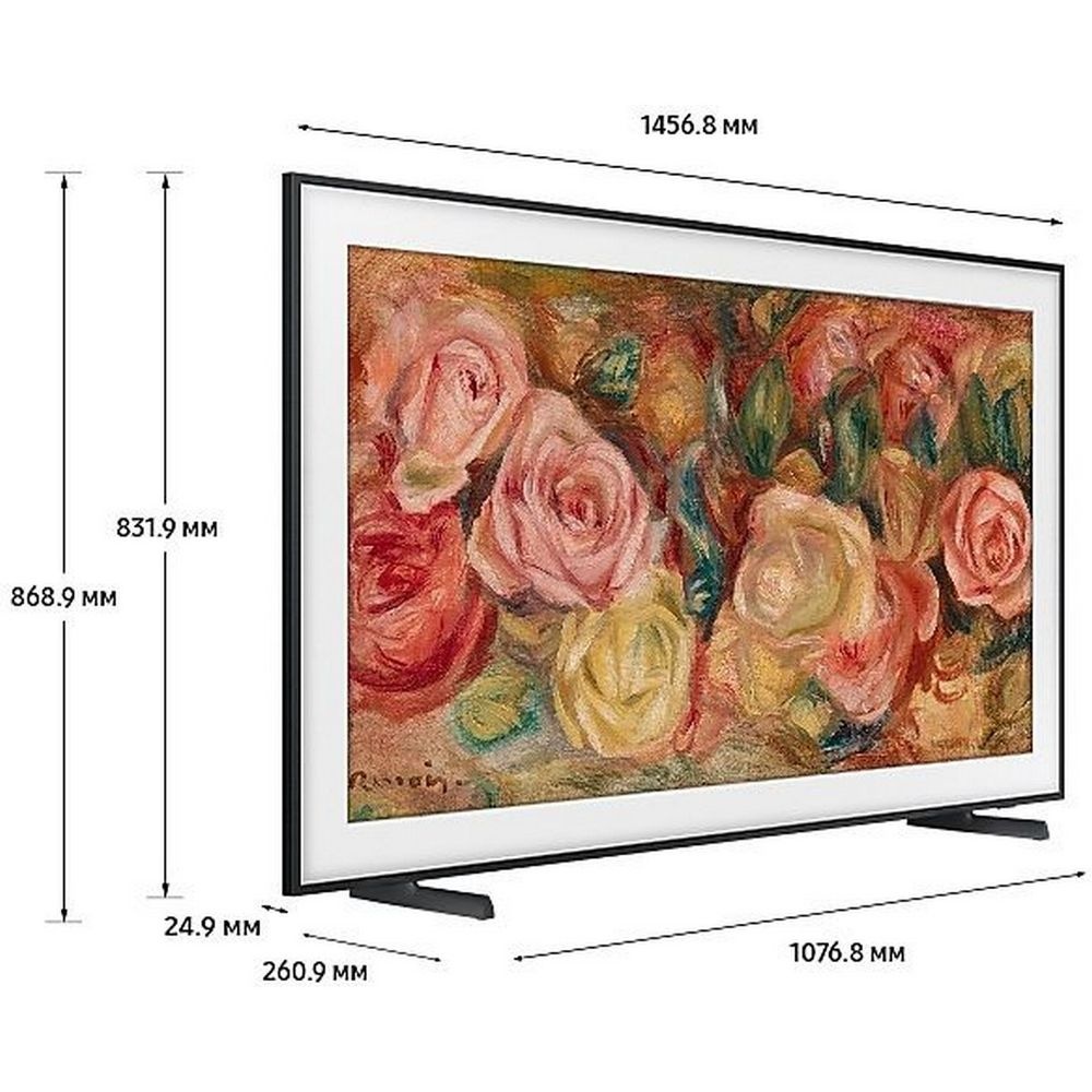 Телевизор Samsung 65" QE65LS03DAUXRU The Frame черный  QLED UHD 120Hz Smart