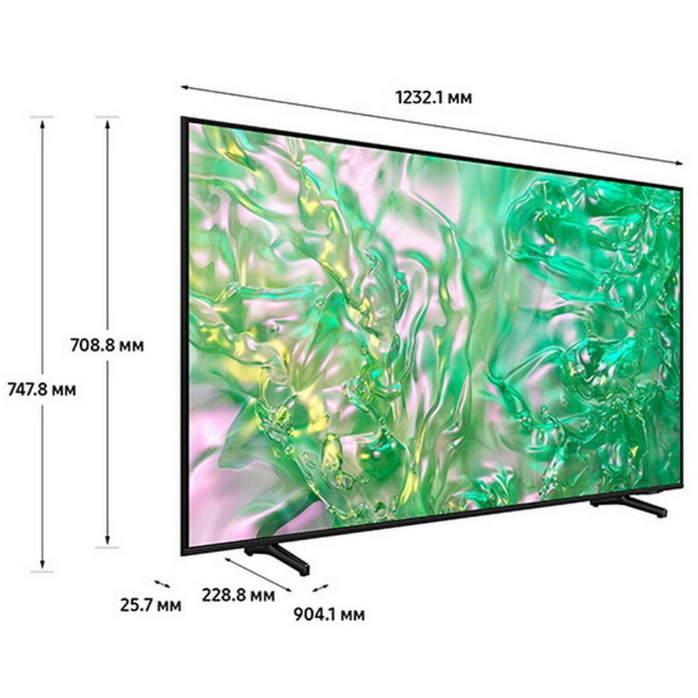 Телевизор Samsung 55" UE55DU8000UXRU черный  LED UHD 60Hz Tizen