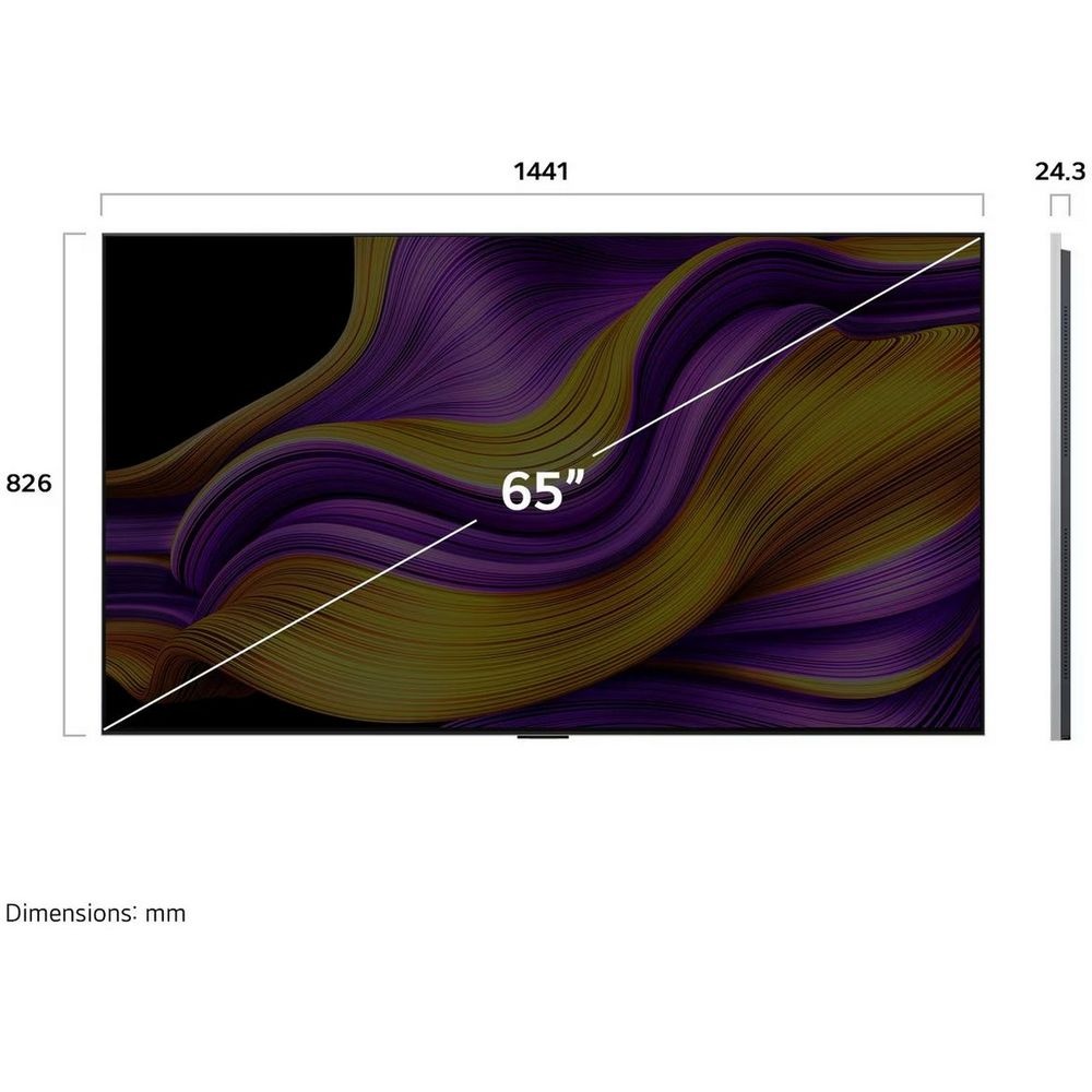 Телевизор LG 65"OLED65G5RLA.ARUG OLED 4K Ultra HD атласное серебро СМАРТ ТВ WebOS