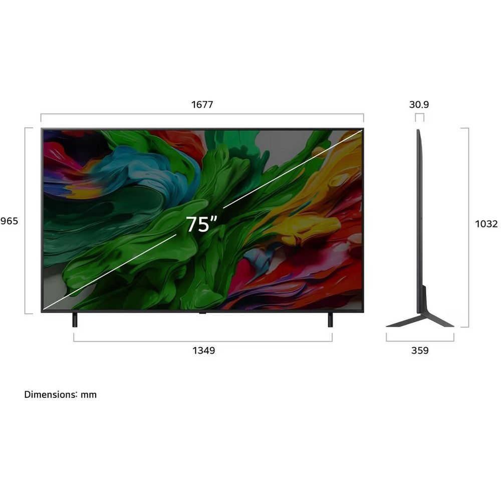Телевизор QNED 75" 4K LG 75QNED86A6A.ARUG