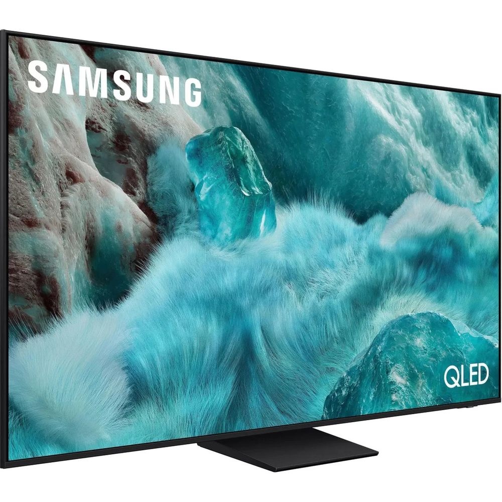 Телевизор QLED Samsung 55" QE55Q7F5AUXRU Q серебристый 4K Ultra HD 1000Hz DVB-T DVB-T2 DVB-C DVB-S2