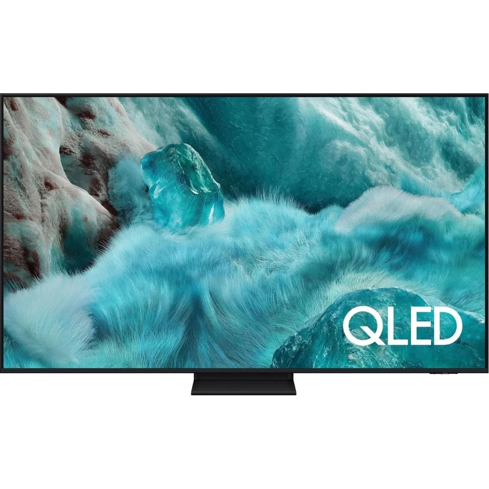Телевизор QLED Samsung 55" QE55Q7F5AUXRU Q серебристый 4K Ultra HD 1000Hz DVB-T DVB-T2 DVB-C DVB-S2