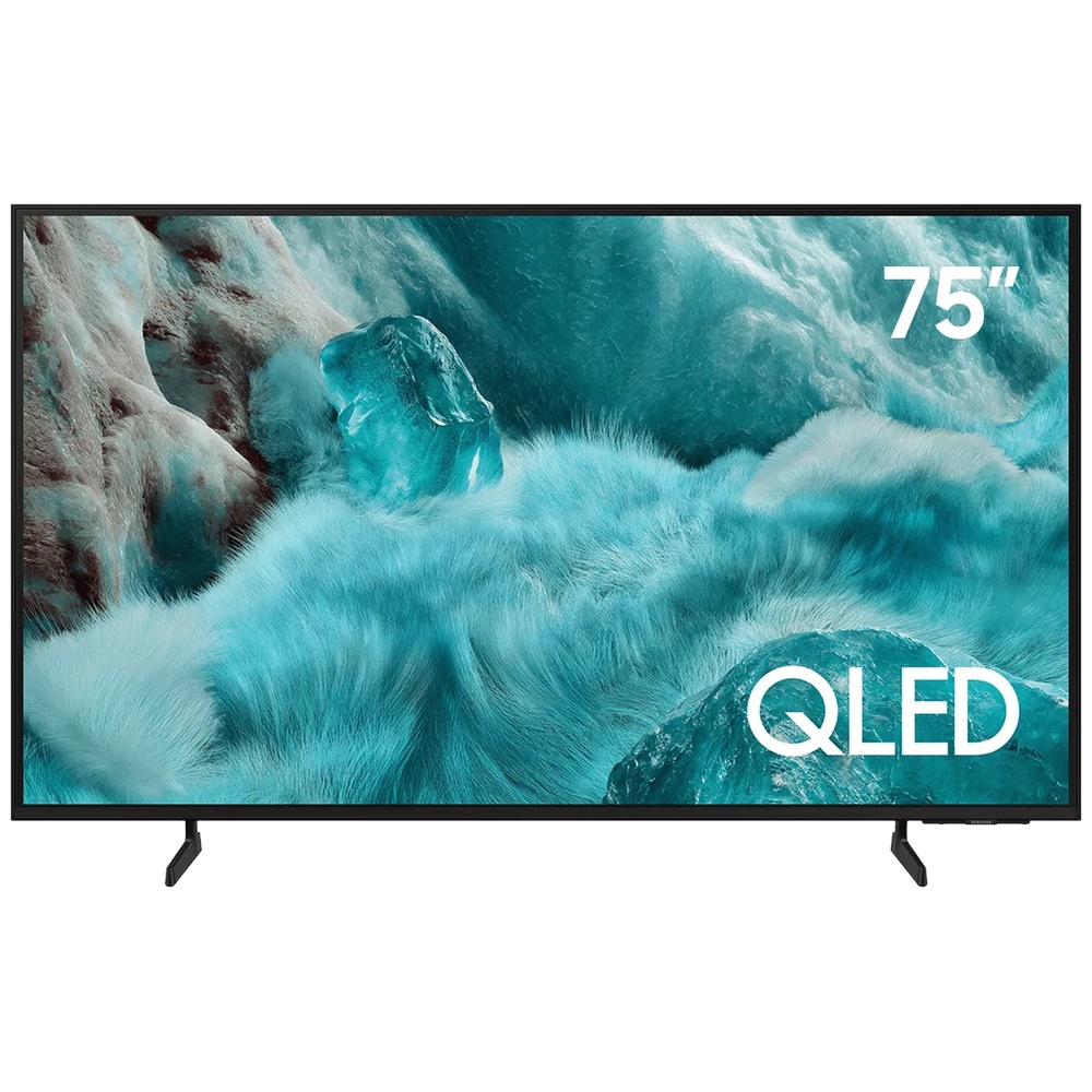 Телевизор QLED Samsung 75" QE75Q7FAAUXRU Q серебристый 4K Ultra HD 50Hz DVB-T2 DVB-C DVB-S2 USB WiFi