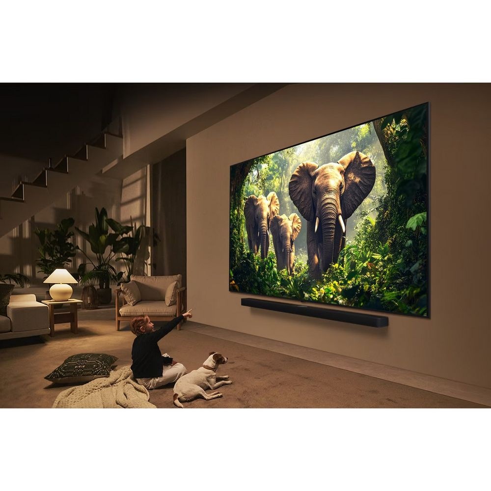 Телевизор LED LG 86" 86QNED86A6A черный титан