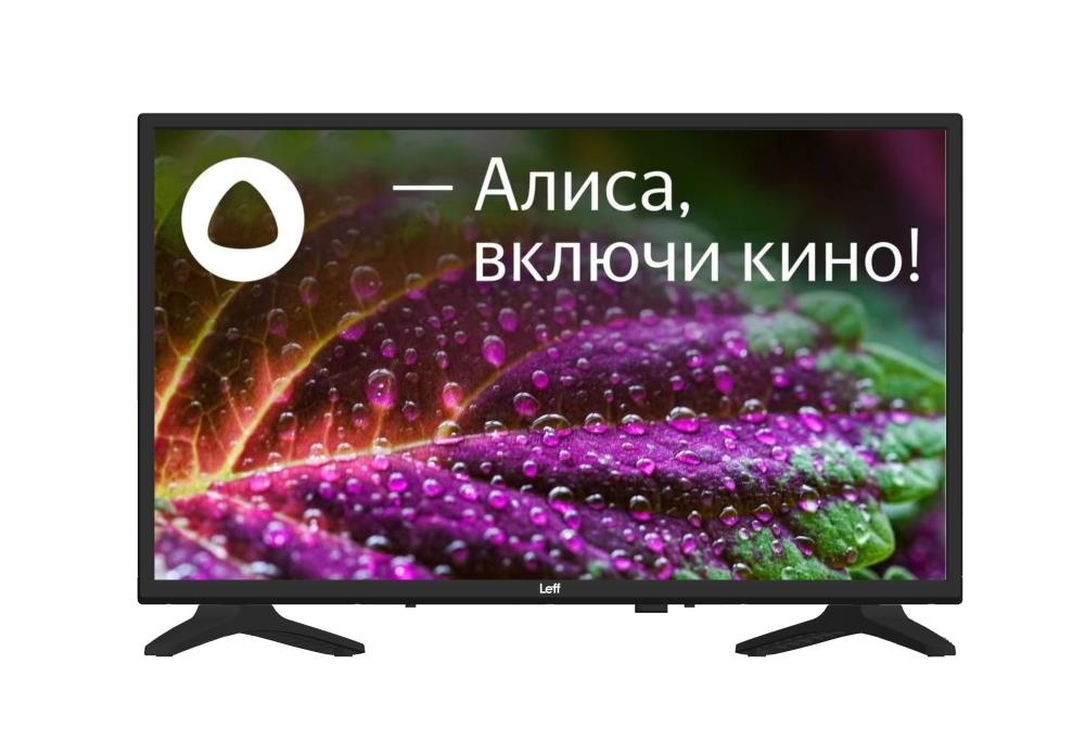 Телевизор LEFF 28" 28H550T черный LED HD 60Hz Smart