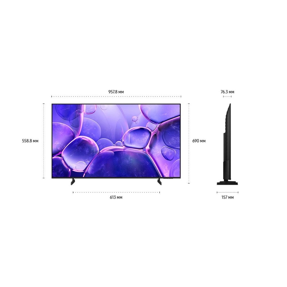 Телевизор Samsung 43" UE43U8000FUXRU черный LED 4K Ultra HD 60Hz Smart TV