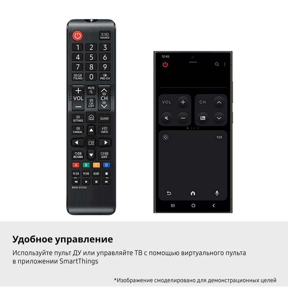 Телевизор Samsung 43" UE43F6000FUXRU Series 7 черный LED 4K Ultra HD 60Hz Smart TV