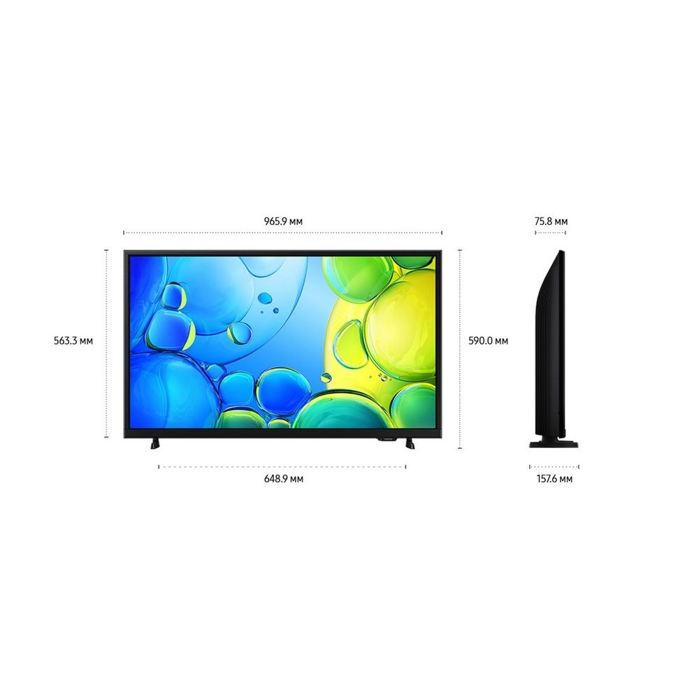 Телевизор Samsung 43" UE43F6000FUXRU Series 7 черный LED 4K Ultra HD 60Hz Smart TV