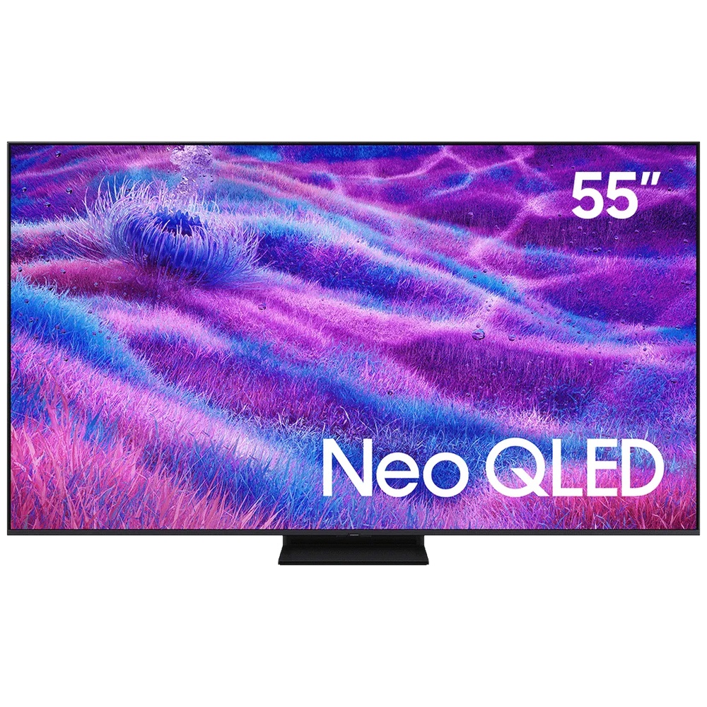 Телевизор Samsung 55" QE55QN80FAUXRU Q серебристый QLED 4K Ultra HD 120Hz Smart TV