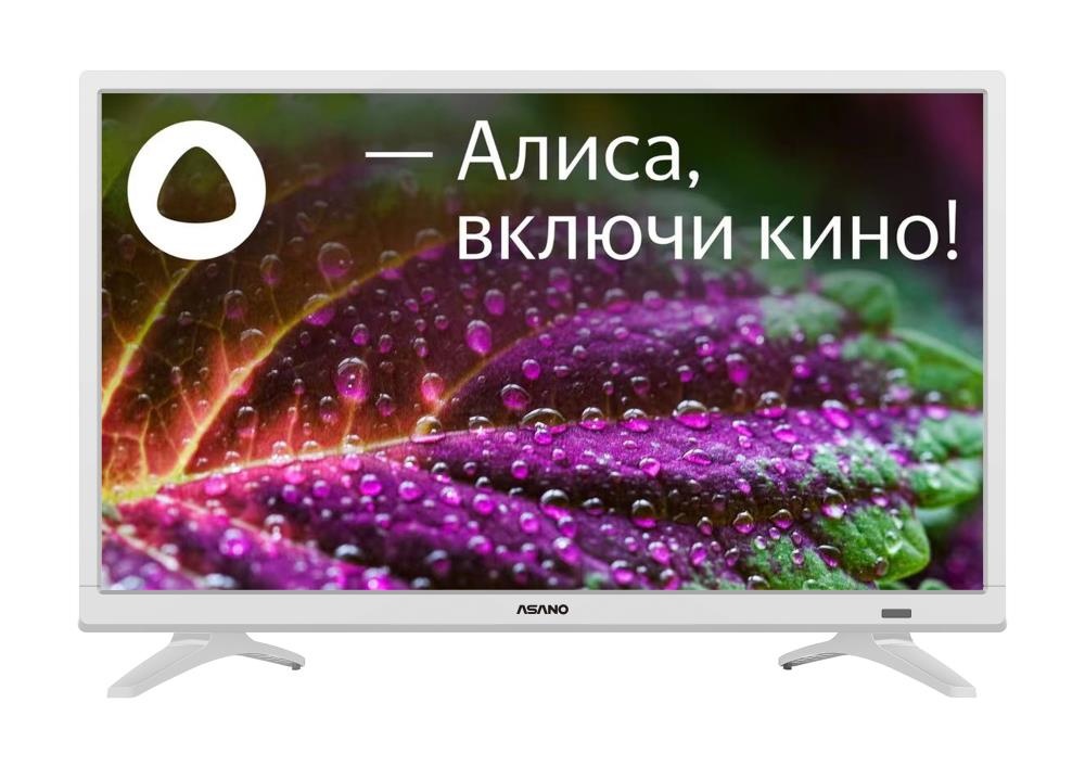 Телевизор Asano 24" 24LH8011T белый LED HD 60Hz ЯндексТВ