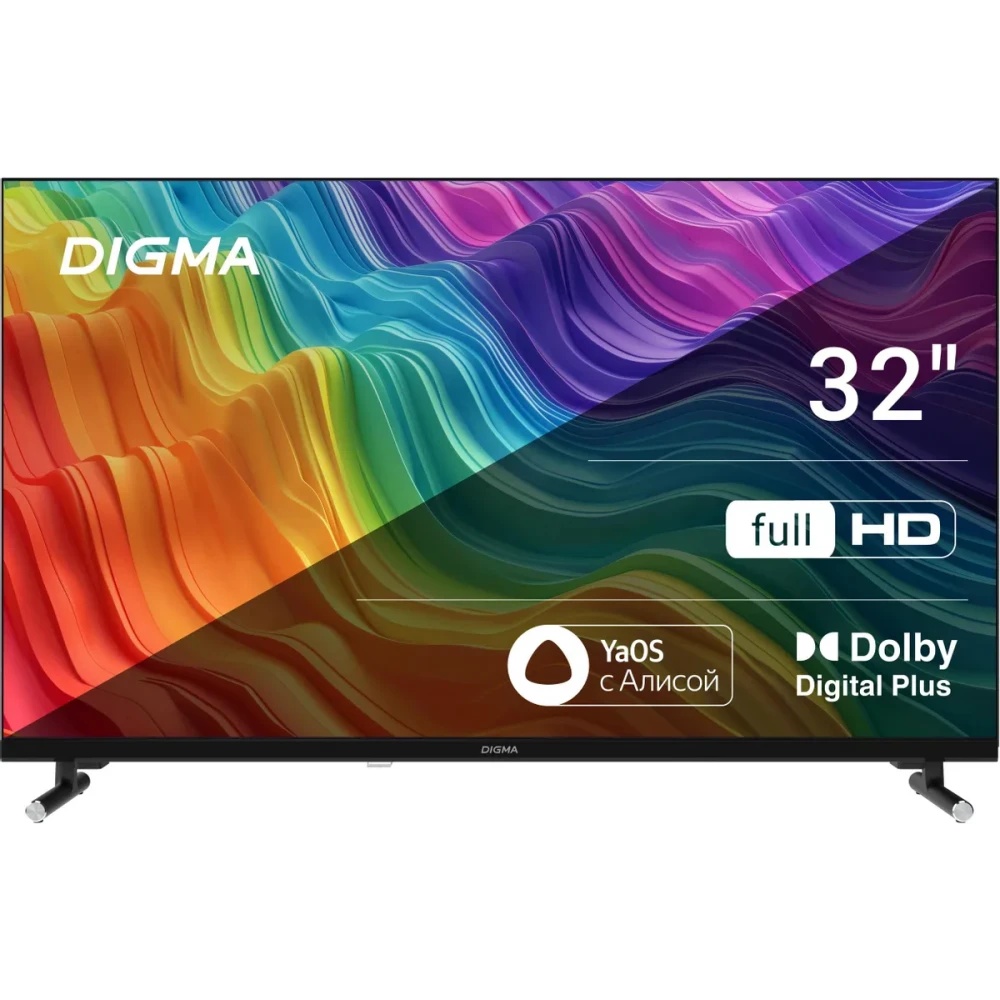 Телевизор Digma 32" DM-LED32SBB33 черный  LED FHD 60Hz Smart