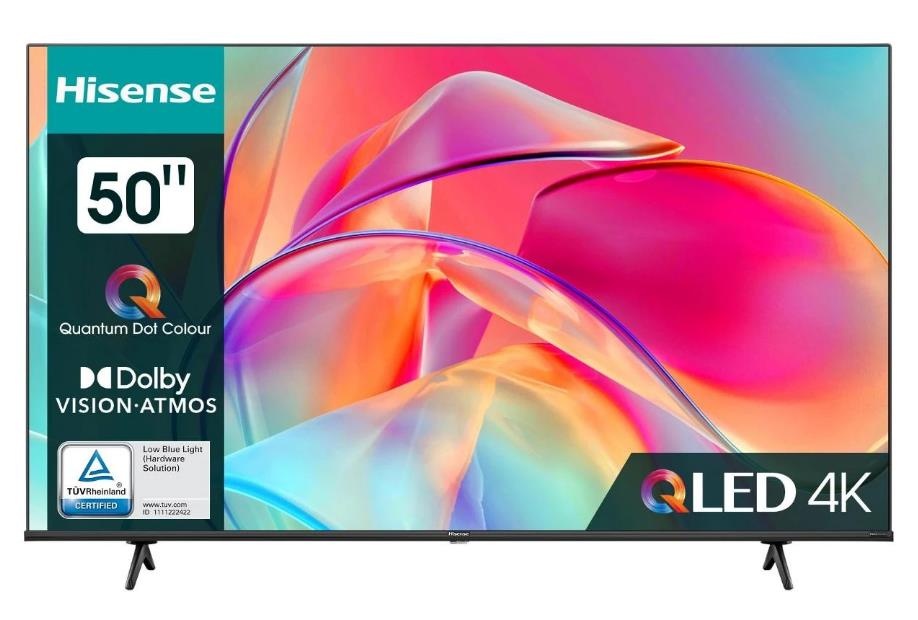 Телевизор Hisense 50" 50E7KQ черный QLED UHD 60Hz Smart