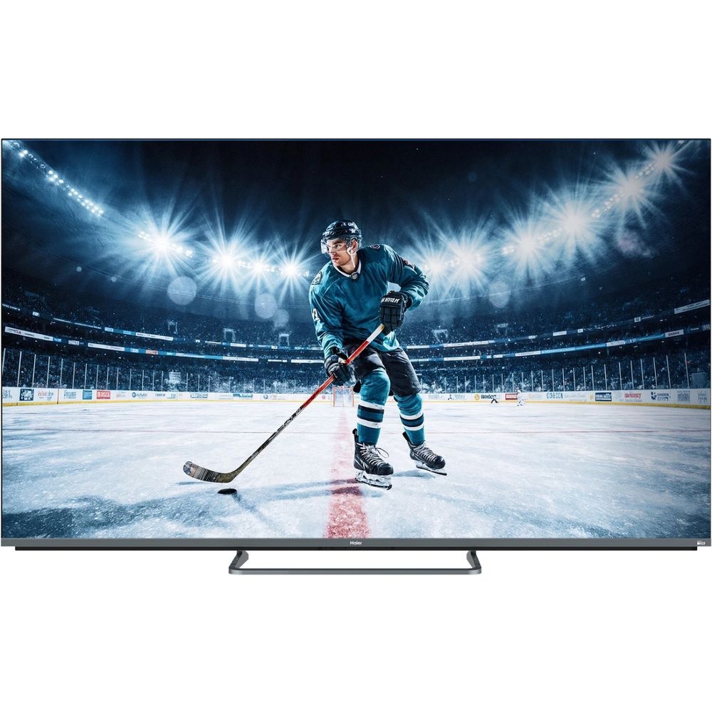 Телевизор LED Haier 55" 55 MiniLED M4 Frameless серебристый 4K Ultra HD 60Hz MEMC DVB-T DVB-T2 DVB-C