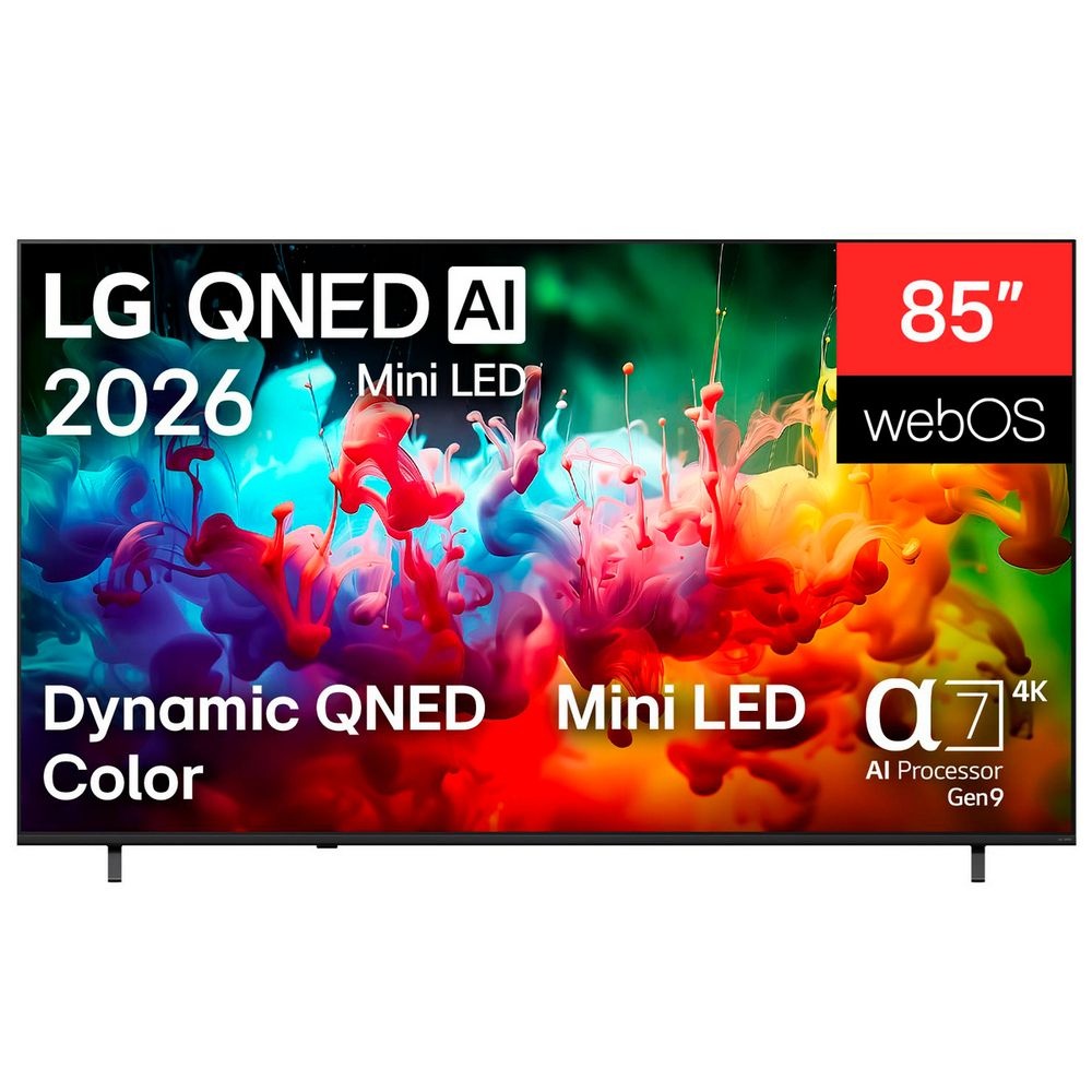 Телевизор LG 85QNED70B6A, 85", черный, mini-LED, 4K Ultra HD, 60Hz, webOS
