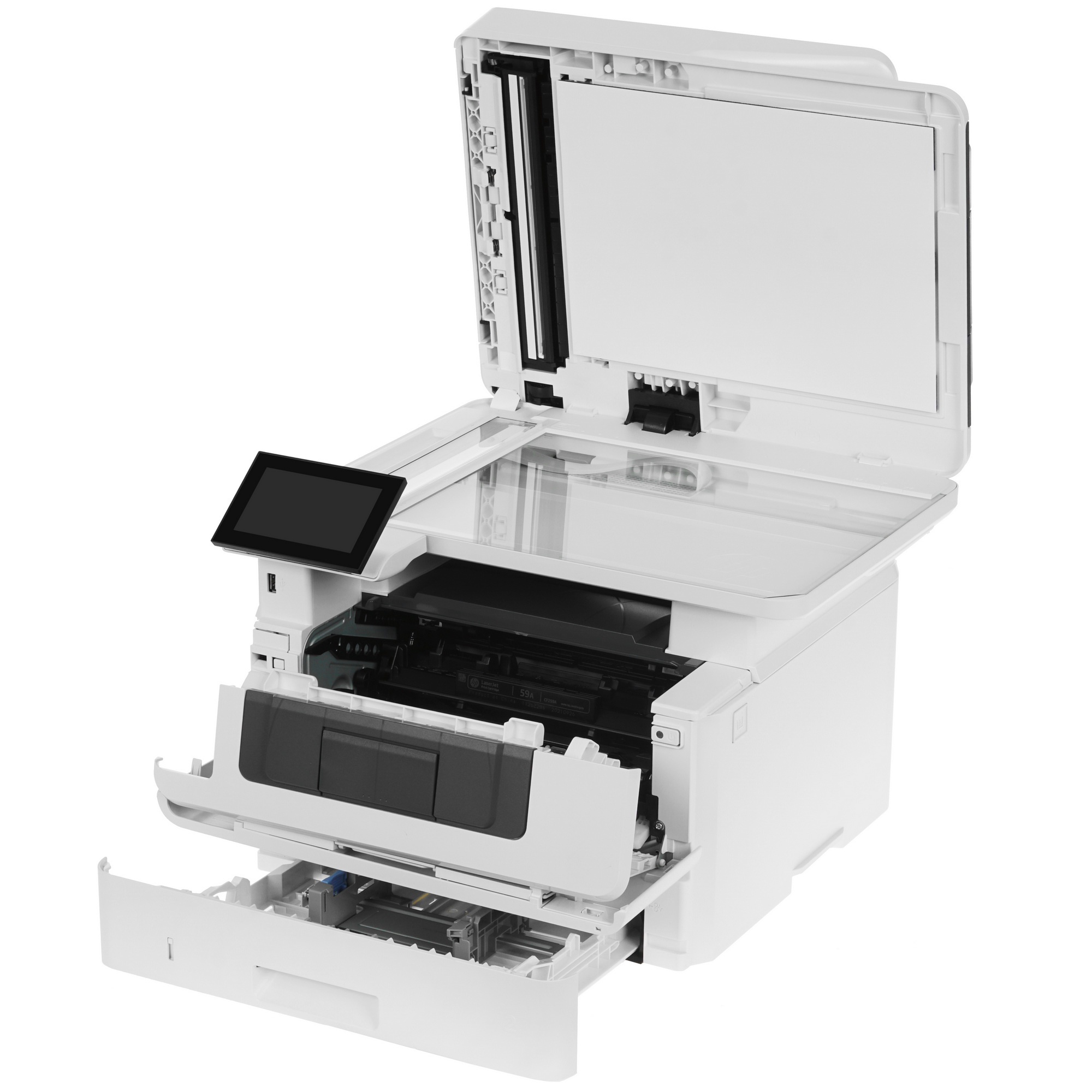МФУ лазерный HP LaserJet Enterprise M430f (3PZ55A), A4, ч/б, печ. до 40 стр/мин., скан. до 29 стр/ми