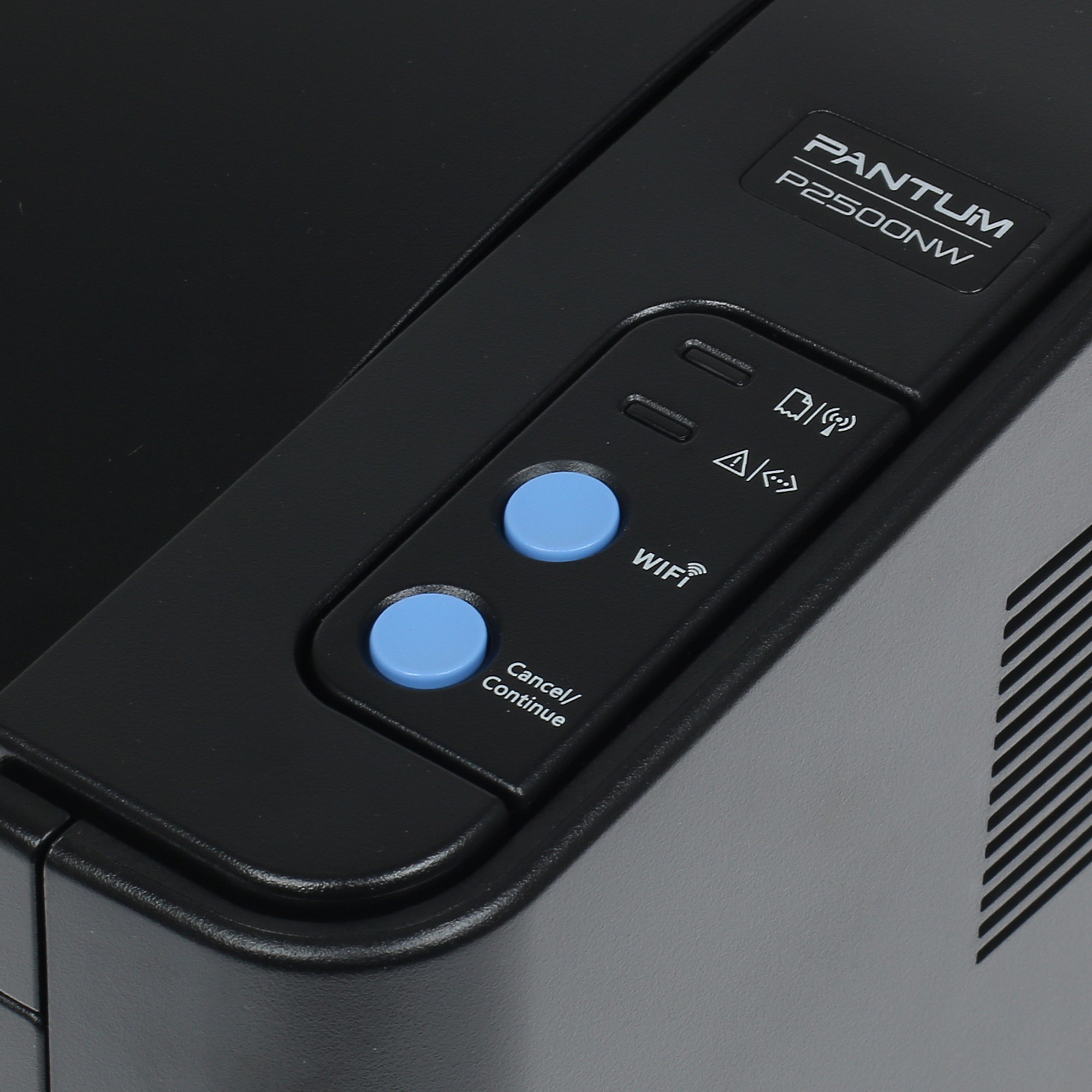 Принтер лазерный Pantum P2500NW, A4, ч/б, печ. до 22 стр/мин., 1200 x 1200 dpi, USB, RJ-45, Wi-Fi, A