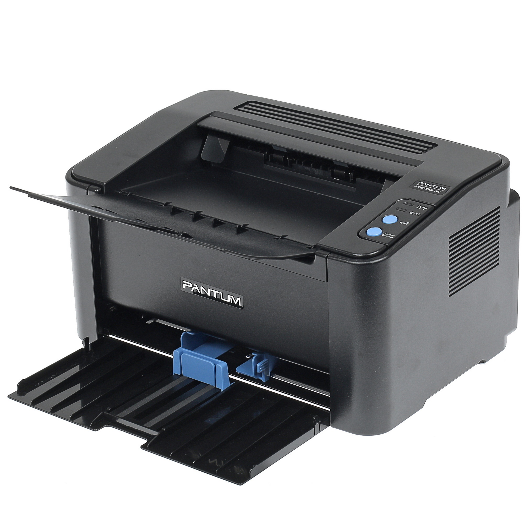 Принтер лазерный Pantum P2500NW, A4, ч/б, печ. до 22 стр/мин., 1200 x 1200 dpi, USB, RJ-45, Wi-Fi, A