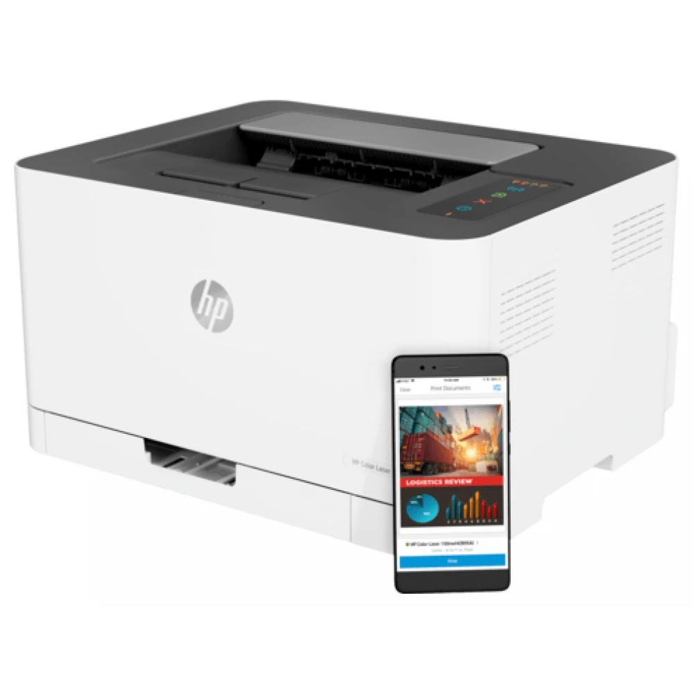 Принтер лазерный HP Color Laser 150nw (4ZB95A), A4, цветной, печ. до 18 стр/мин. (ч/б) до 4 стр/мин.