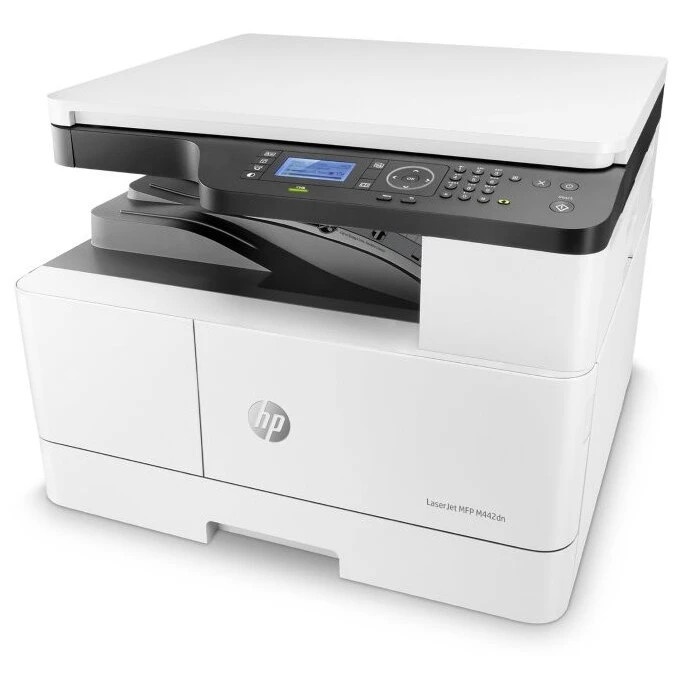 МФУ лазерный HP LaserJet M442dn (8AF71A), A3, ч/б, печ. до 24 стр/мин. (А4) до 13 стр/мин. (А3), 120