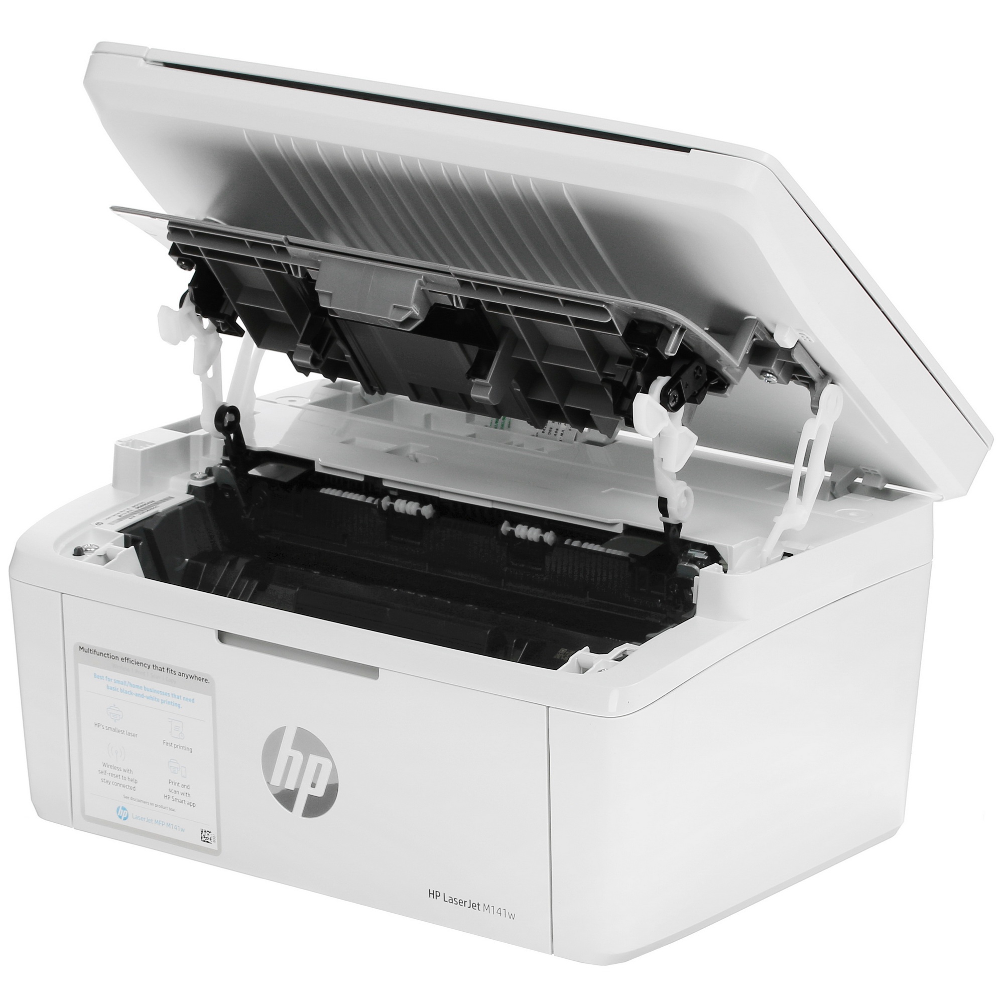 МФУ лазерный HP LaserJet M141w (7MD74A), A4, ч/б, печ. до 20 стр/мин., 600x600dpi, USB, Wi-Fi, Air P