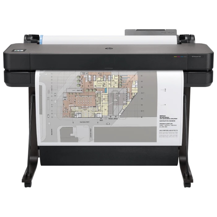 Плоттер струйный HP Designjet T630 (5HB11A), A0, 36", цветной, 914 мм, 2400x1200 dpi, USB, Gigabit E