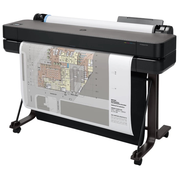 Плоттер струйный HP Designjet T630 (5HB11A), A0, 36", цветной, 914 мм, 2400x1200 dpi, USB, Gigabit E