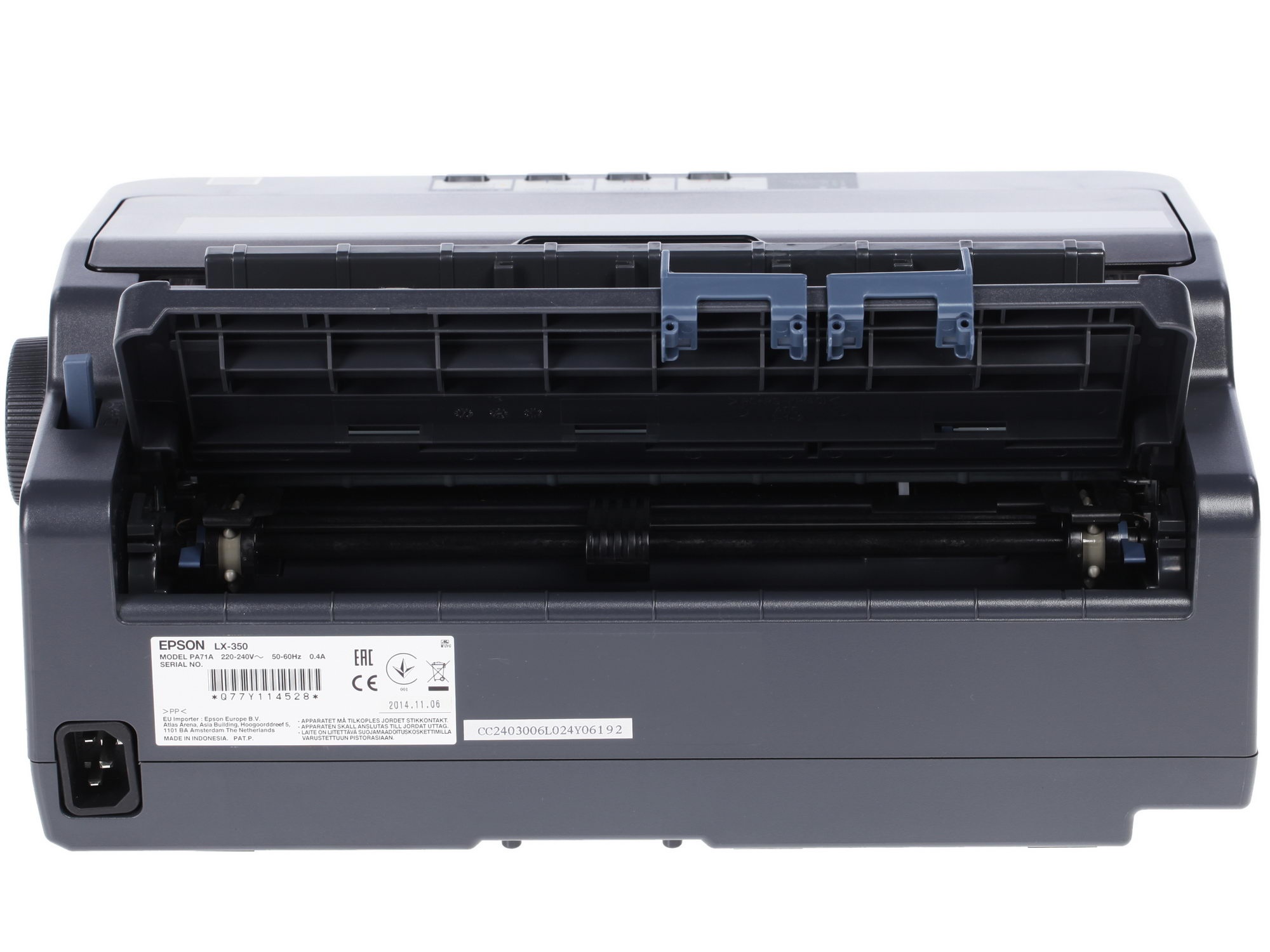 Принтер матричный Epson LX-350 (C11CC24031/C11CC24032), (А4, 357 cps (12 cpi), USB, LPT, COM)