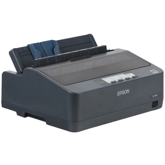 Принтер матричный Epson LX-350 (C11CC24031/C11CC24032), (А4, 357 cps (12 cpi), USB, LPT, COM)