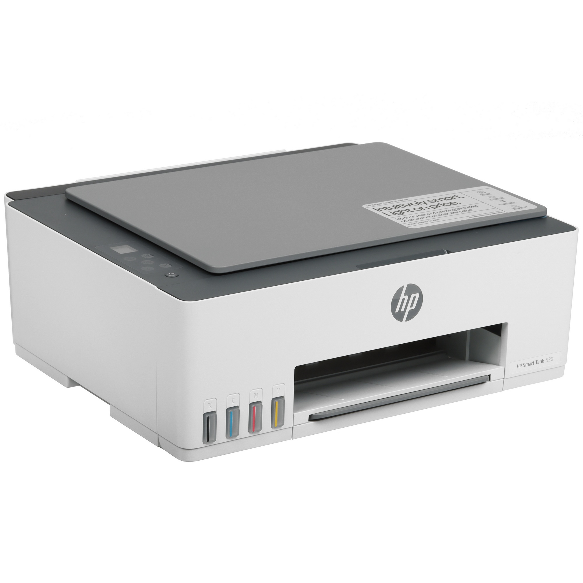 МФУ струйный HP Smart Tank 520 (1F3W2A), A4, цветной, печ. до 12 стр/мин. (ч/б) до 5 стр/мин. (цвет)