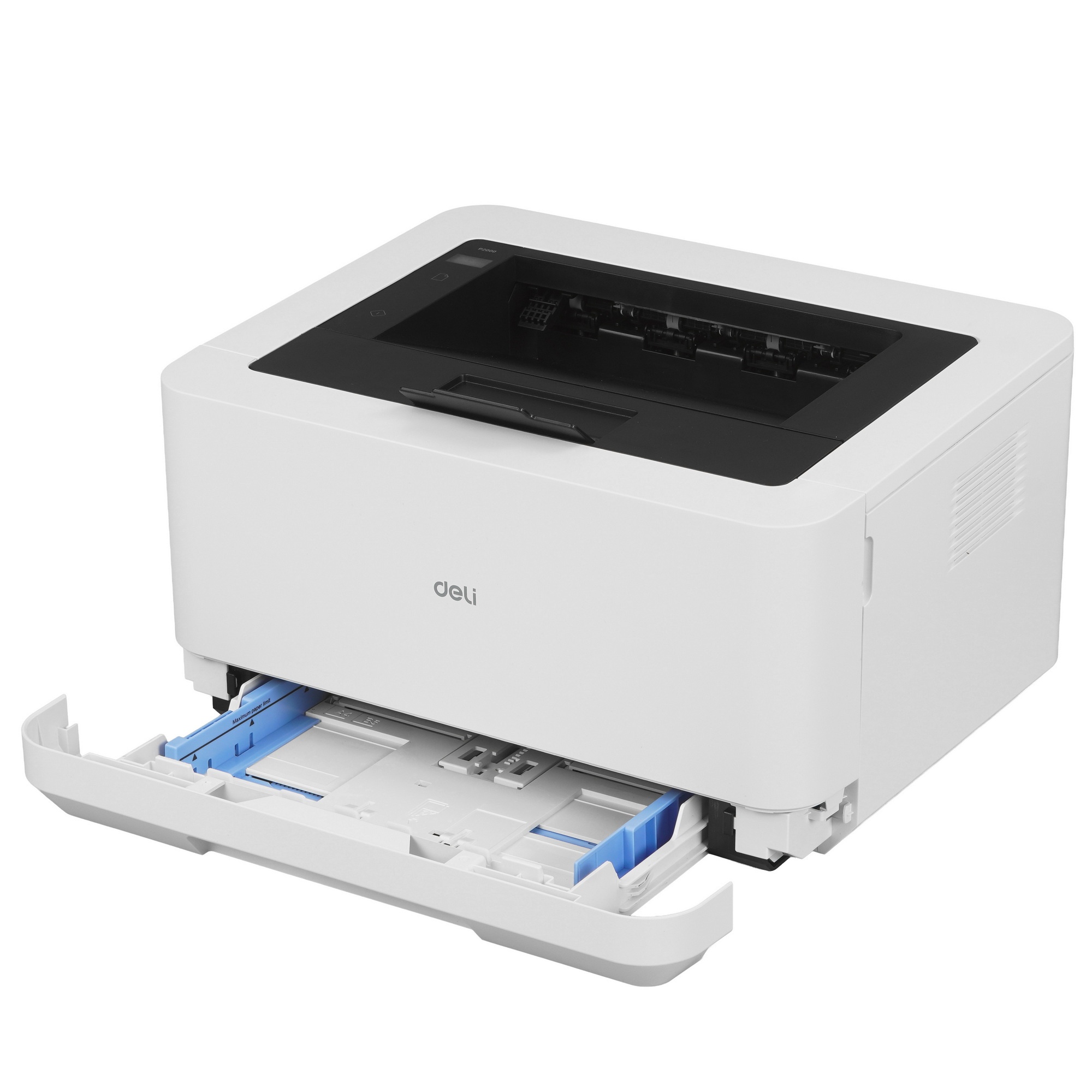 Принтер лазерный Deli P2000, A4, ч/б, печ. до 25 стр/мин., 1200 x 1200 dpi, USB