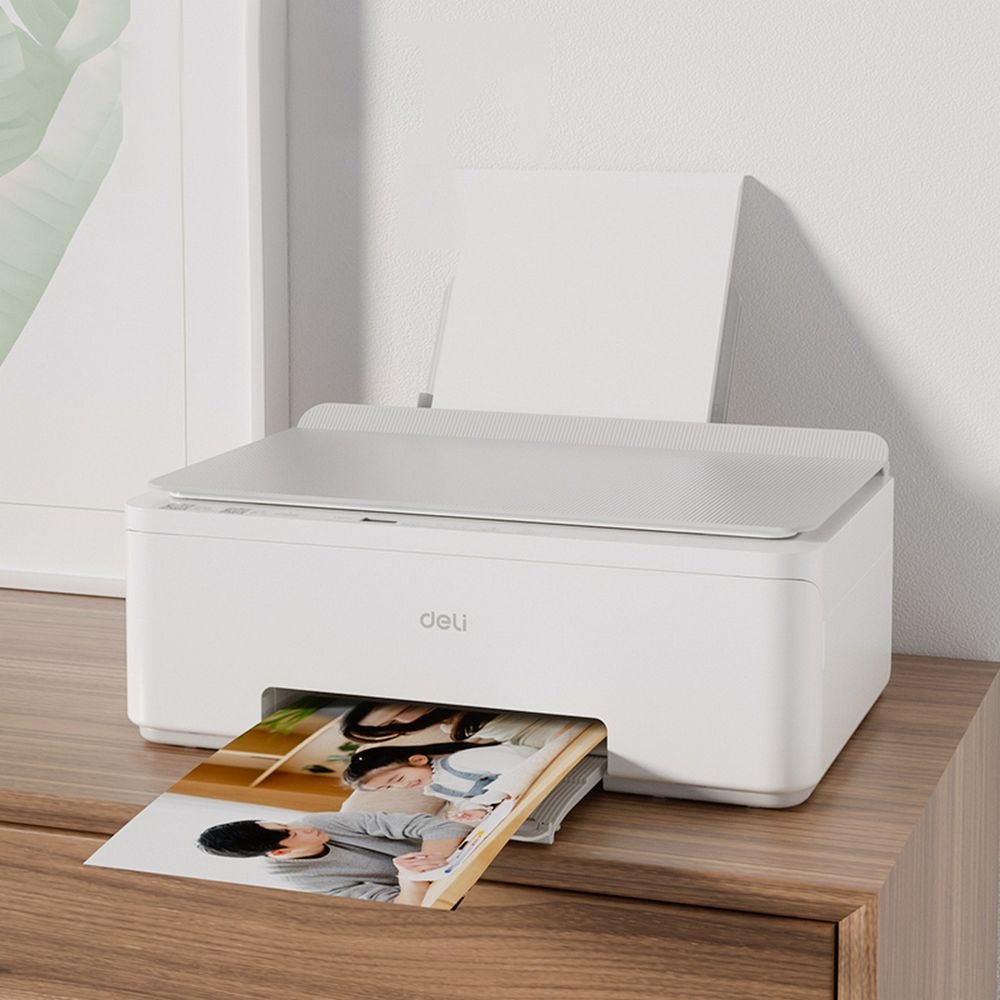 МФУ струйное Deli D516W A4, цветное , 8,5стр/мин, 4800x1200dpi,Ethernet/WiFi/Bluetooth, СНПЧ, [D511W