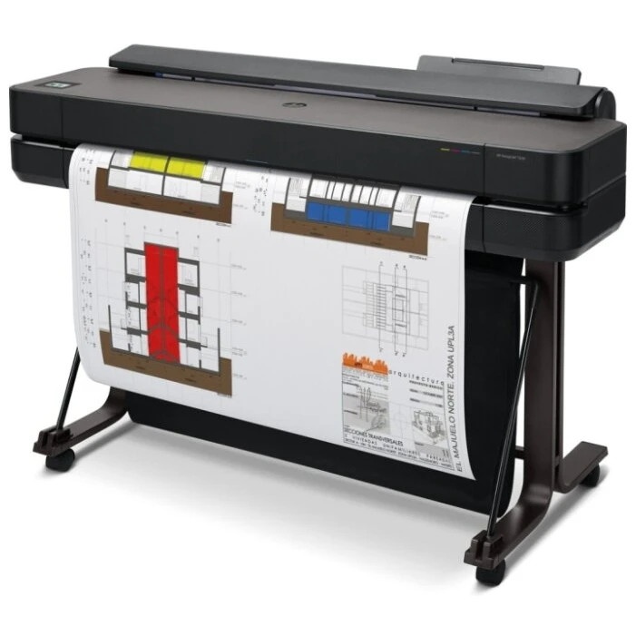 Плоттер струйный HP Designjet T650 (5HB10A), A0, 36", цветной, 914 мм, 2400x1200 dpi, USB, Gigabit E