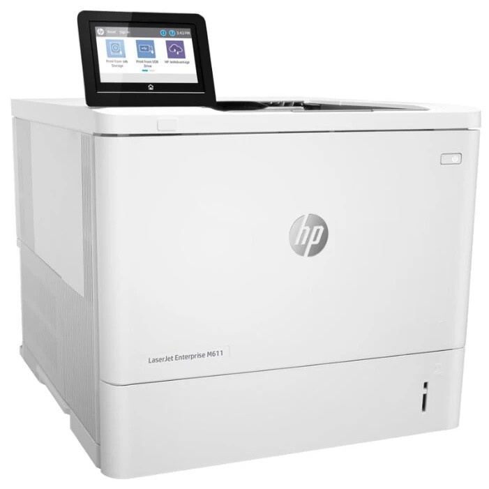 Принтер лазерный HP LaserJet Enterprise M611dn (7PS84A), A4, ч/б, печ. до 61 стр/мин., 1200 x 1200 d