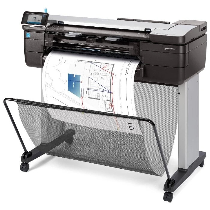 Плоттер струйный HP DesignJet T830 MFP (F9A28D), A1, 24", цветной, печ. A1 за 26 сек., 610 мм, 2400x