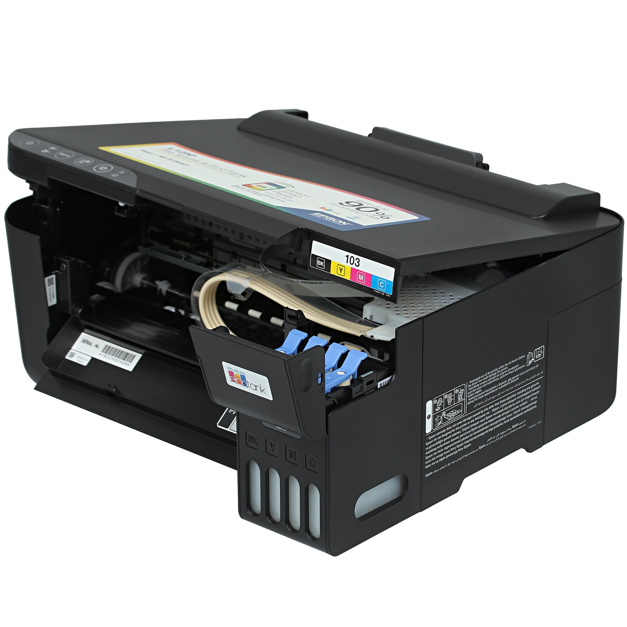 Принтер струйный EPSON L1250 (C11CJ71402), A4, цветной, печ. 10 стр/мин. (ч/б) 5 стр/мин. (цвет), 57
