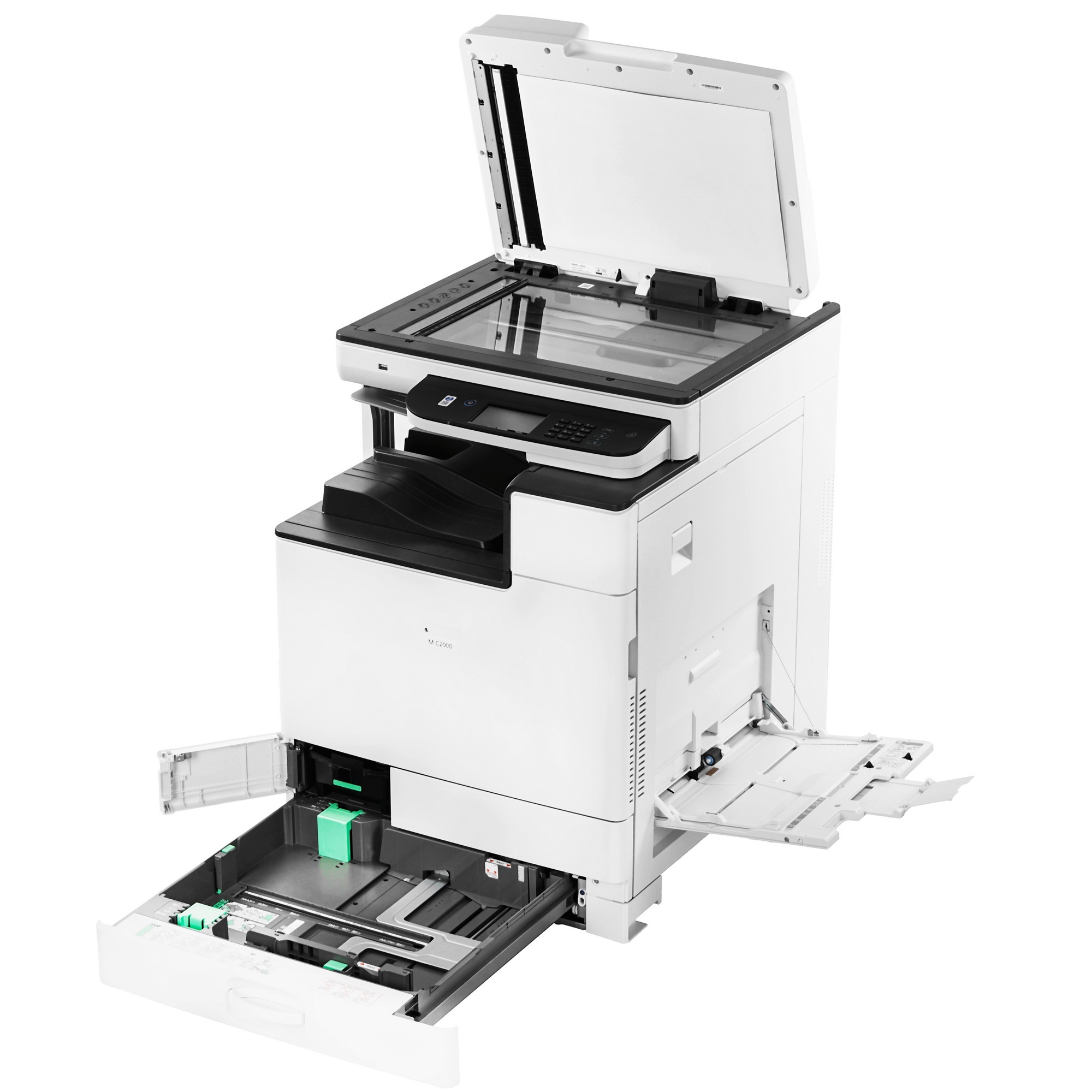 МФУ лазерный Ricoh Aficio M C2000 (418968), A3, цветной, печ. до 20 стр/мин., скан. до 17 стр/мин.,