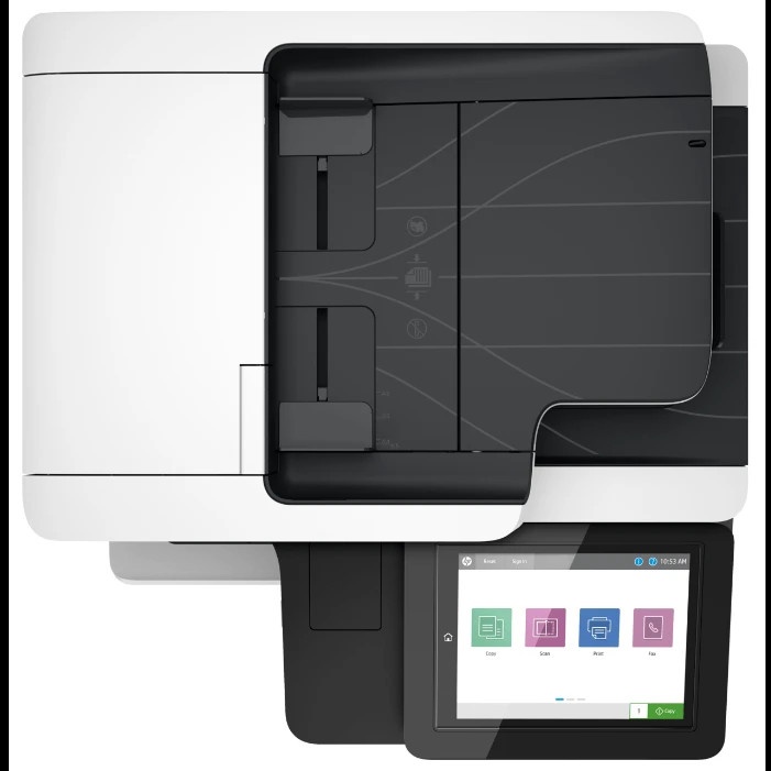 МФУ лазерный HP LaserJet Enterprise M528f (1PV65A), A4, ч/б, печ. до 43 стр/мин., скан. до 43 стр/ми