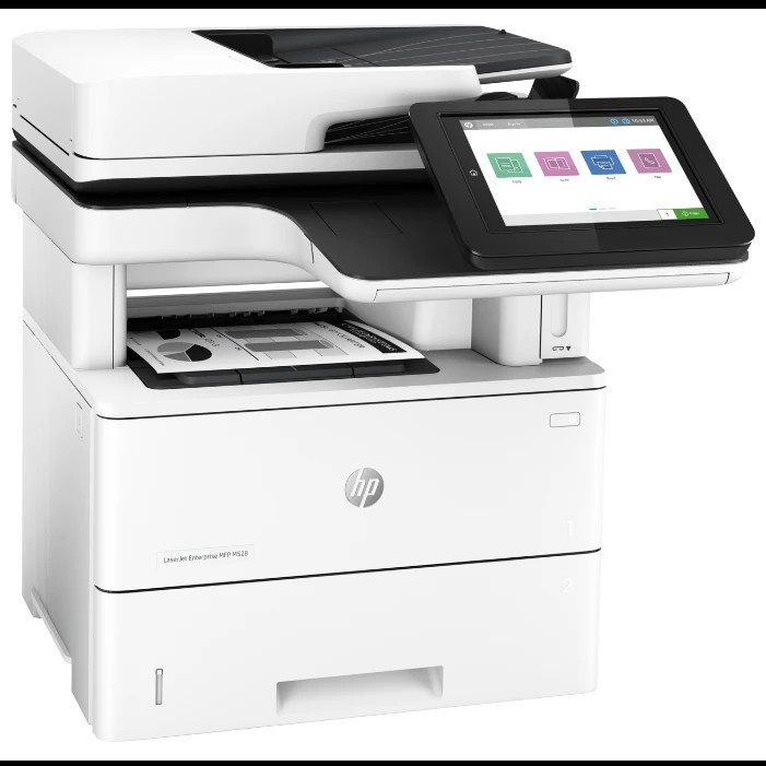 МФУ лазерный HP LaserJet Enterprise M528f (1PV65A), A4, ч/б, печ. до 43 стр/мин., скан. до 43 стр/ми