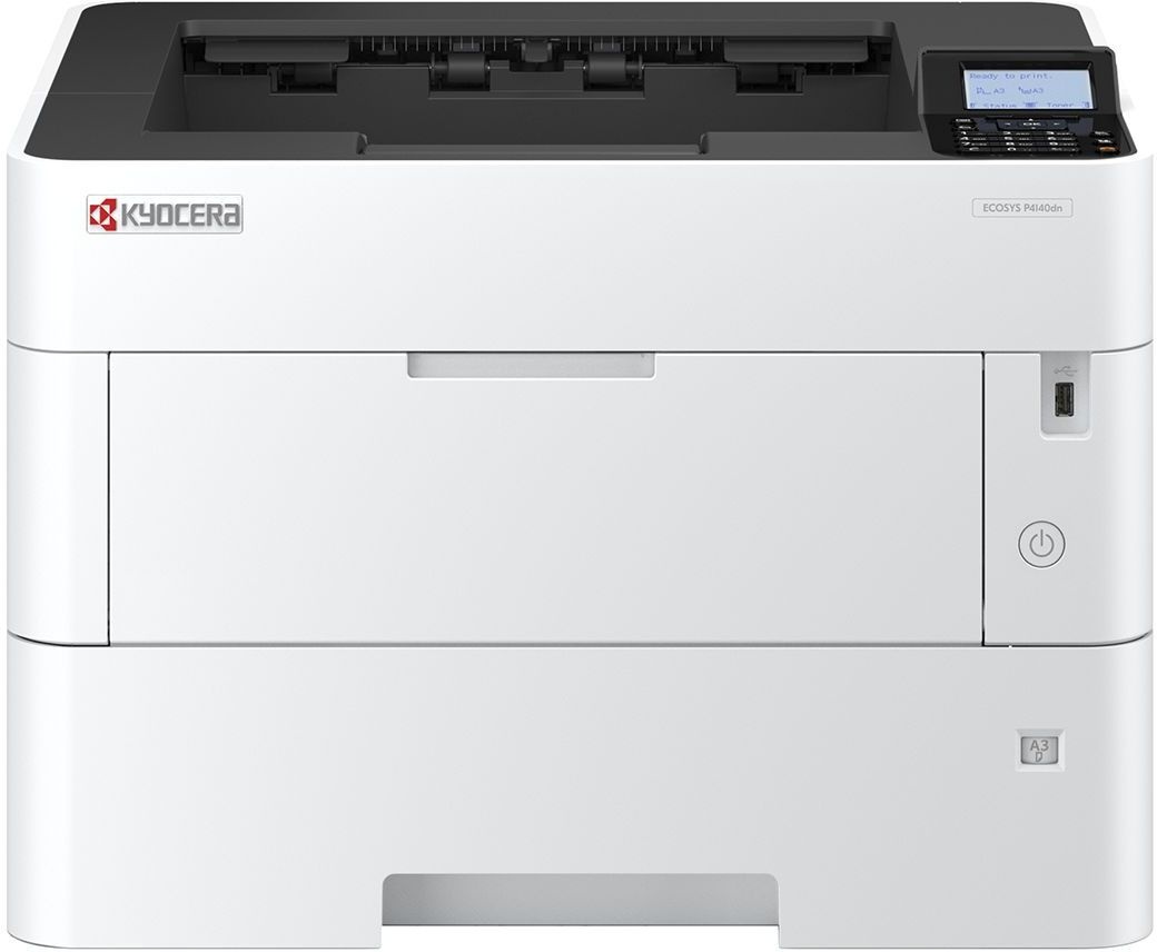 Принтер лазерный Kyocera P4140dn (1102Y43NL0), A3, ч/б, печ. до 40 стр/мин. (А4) до 22 стр/мин. (А3)
