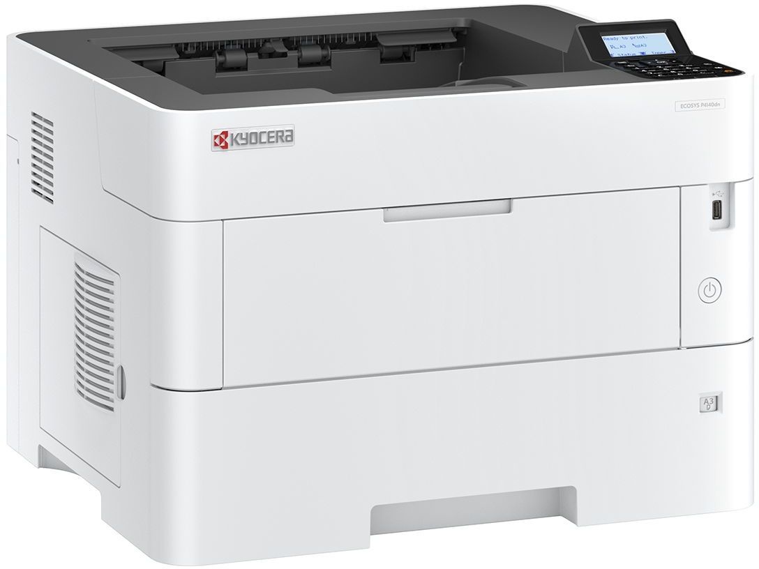 Принтер лазерный Kyocera P4140dn (1102Y43NL0), A3, ч/б, печ. до 40 стр/мин. (А4) до 22 стр/мин. (А3)