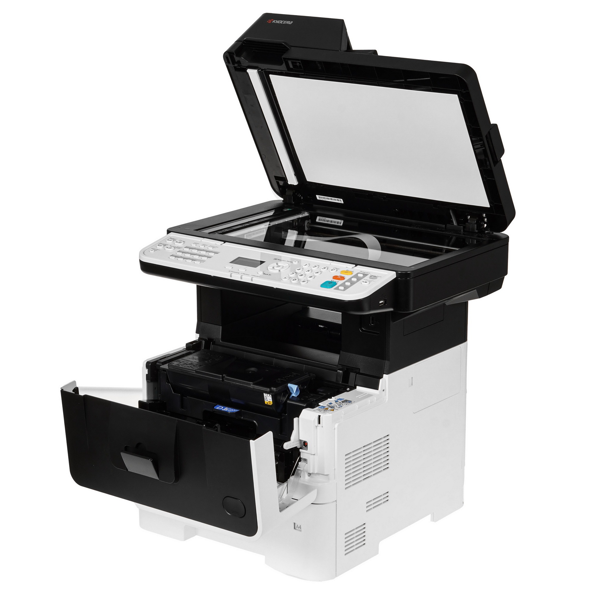 МФУ лазерный Kyocera Ecosys MA4500x (110C133NL0/110C133DZ0), A4, ч/б, печ. до 45 стр/мин., скан. до