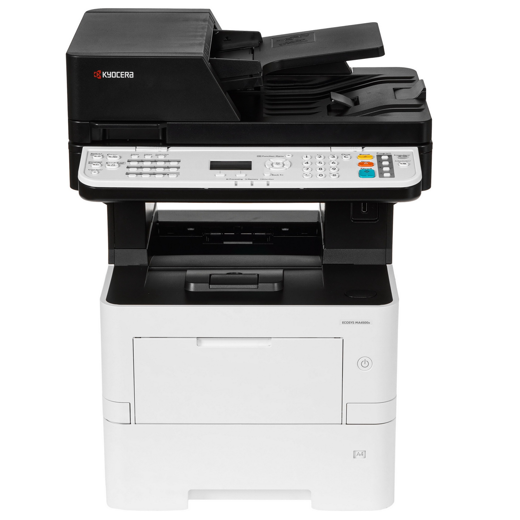 МФУ лазерный Kyocera Ecosys MA4500x (110C133NL0/110C133DZ0), A4, ч/б, печ. до 45 стр/мин., скан. до