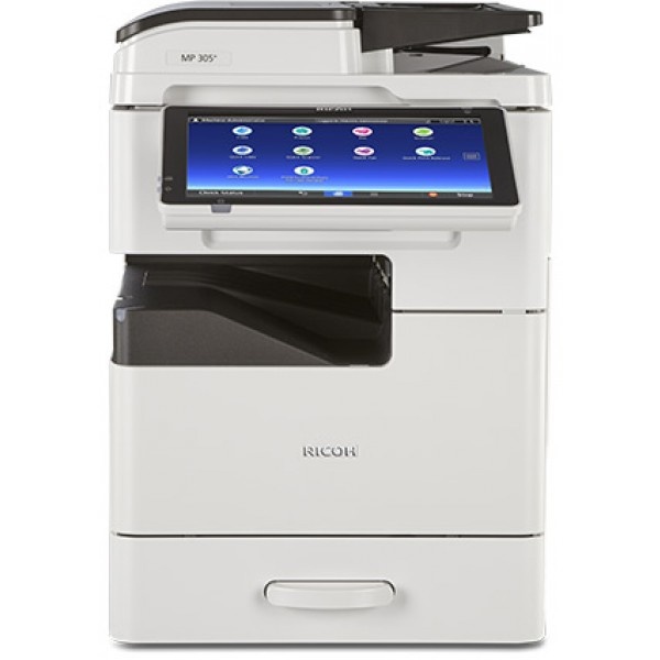 МФУ лазерный Ricoh MP 305+ SPF, A3, монохромный, печ./скан. до 30 стр/мин, 600 x 600 DPI, Ethernet,